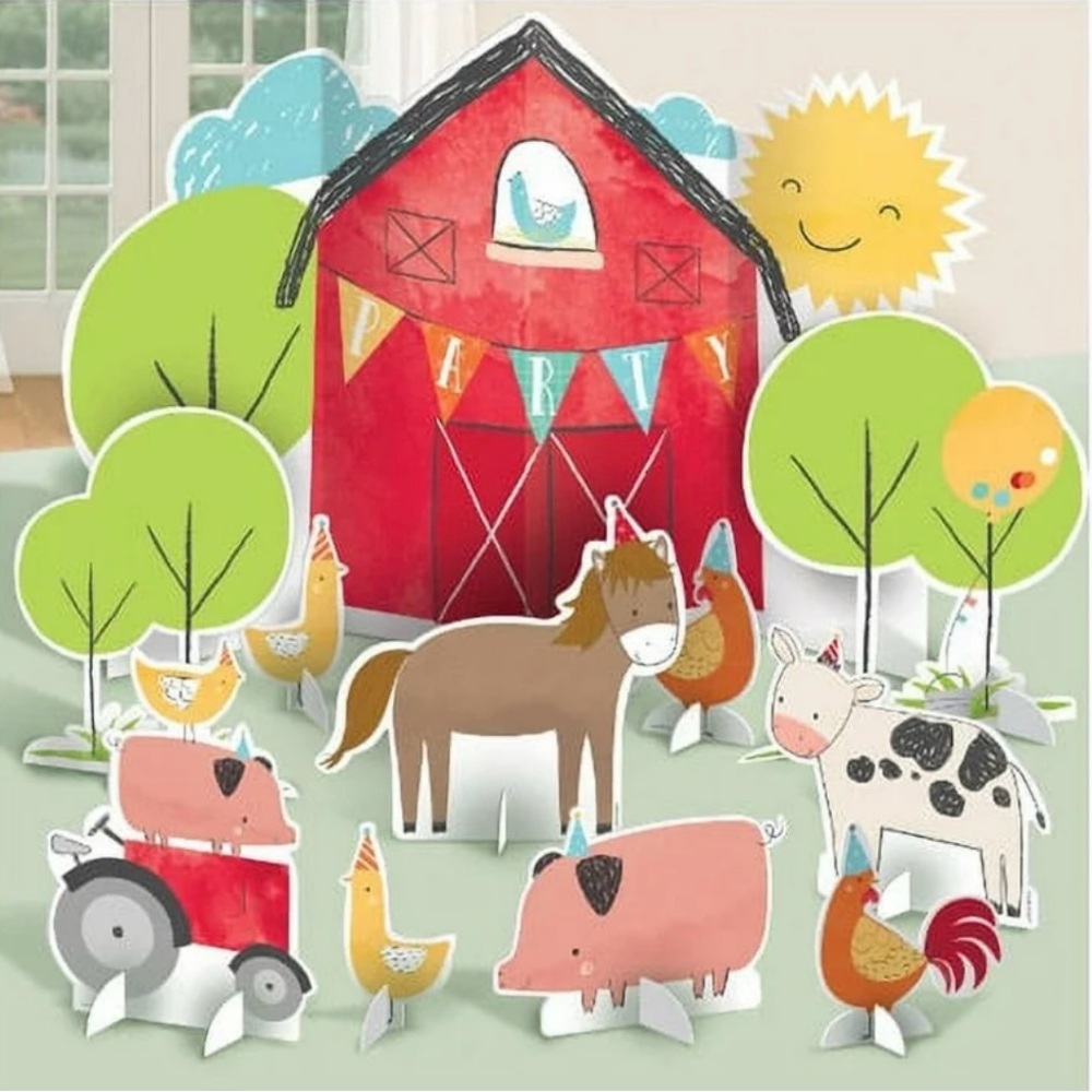 Bundle of Farm Animal Party Supplies